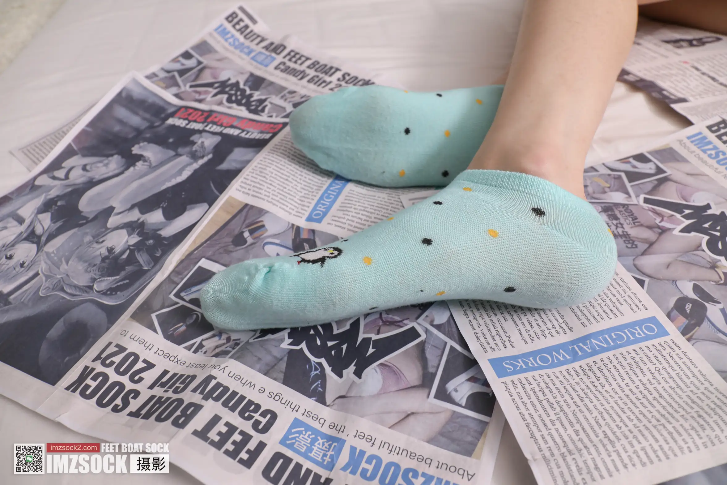 [Mzsock] Love beautiful feet NO.124 Rain foam#[74P]-5