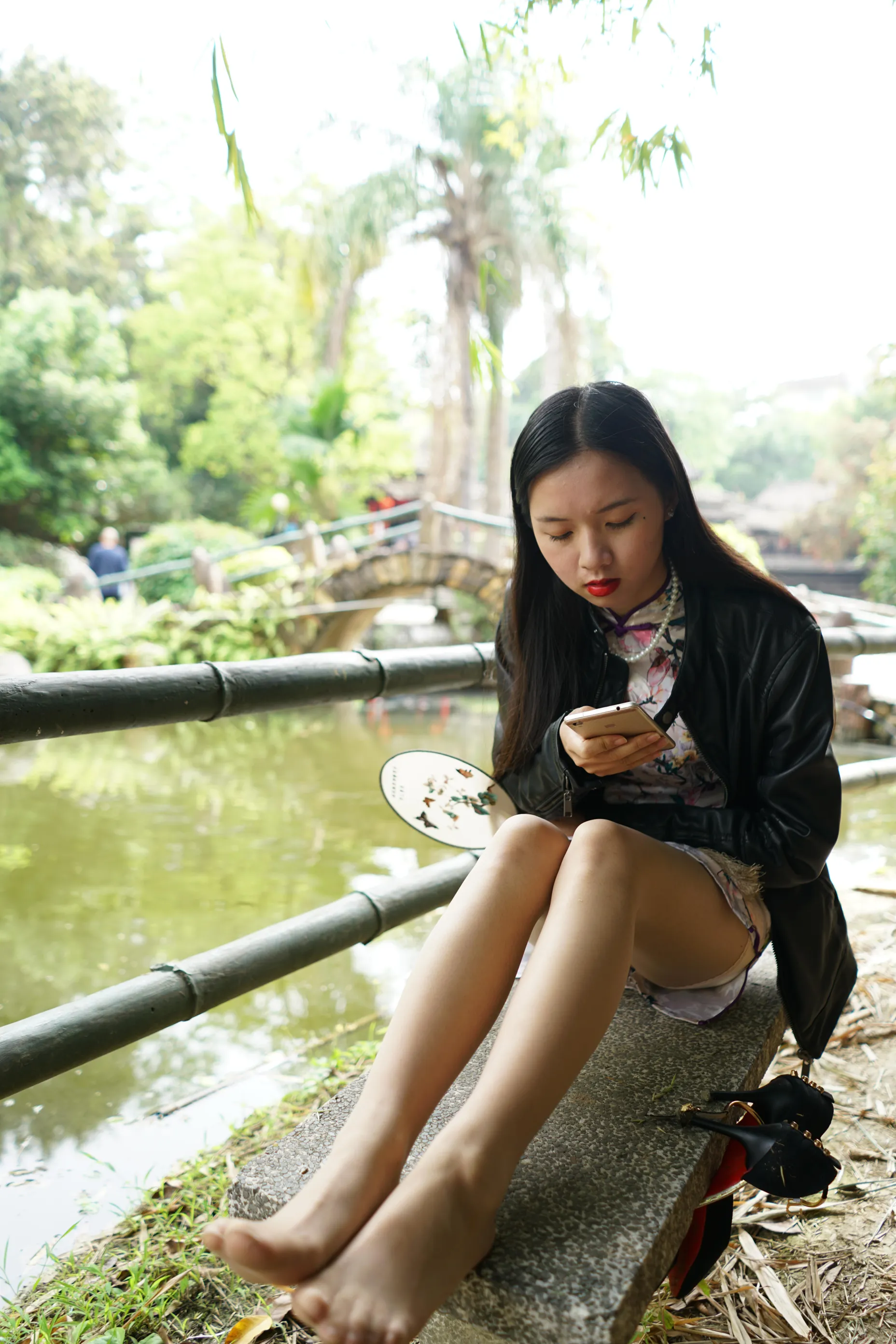 [Mzsock] NO.005 It’s the cheongsam, it’s Amu, and it’s those tender and slender feet street photography#[71P]-9