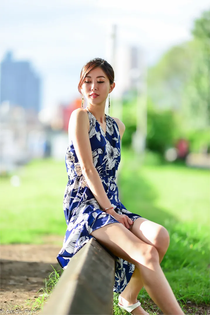 [Mzsock] NO.196 Zhao Tingting dress with cool and high legs street photography#[105P]-64