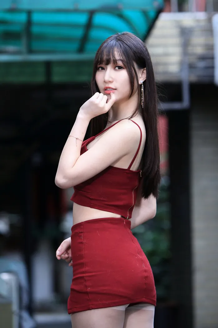 [Mzsock] NO.100 Zhang Yazhu tight skirt stockings high heels beautiful legs street photography#[64P]-59