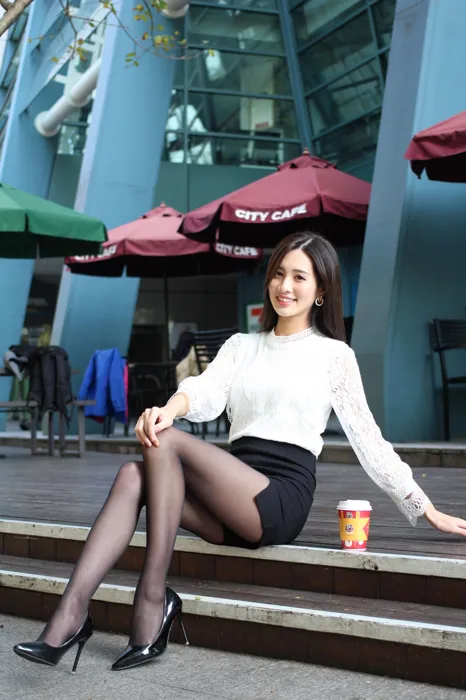 [Mzsock] NO.056 Zhang Jun OL uniform high heels beautiful legs outdoor shooting street photography#[103P]-6