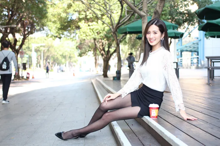 [Mzsock] NO.056 Zhang Jun OL uniform high heels beautiful legs outdoor shooting street photography#[103P]-8