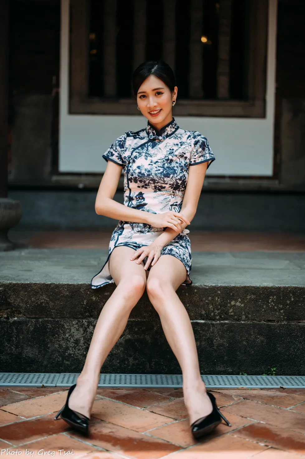 [Mzsock] NO.151 Zhang Jun short cheongsam, stockings, high heels and beautiful legs street photography#[54P]-7