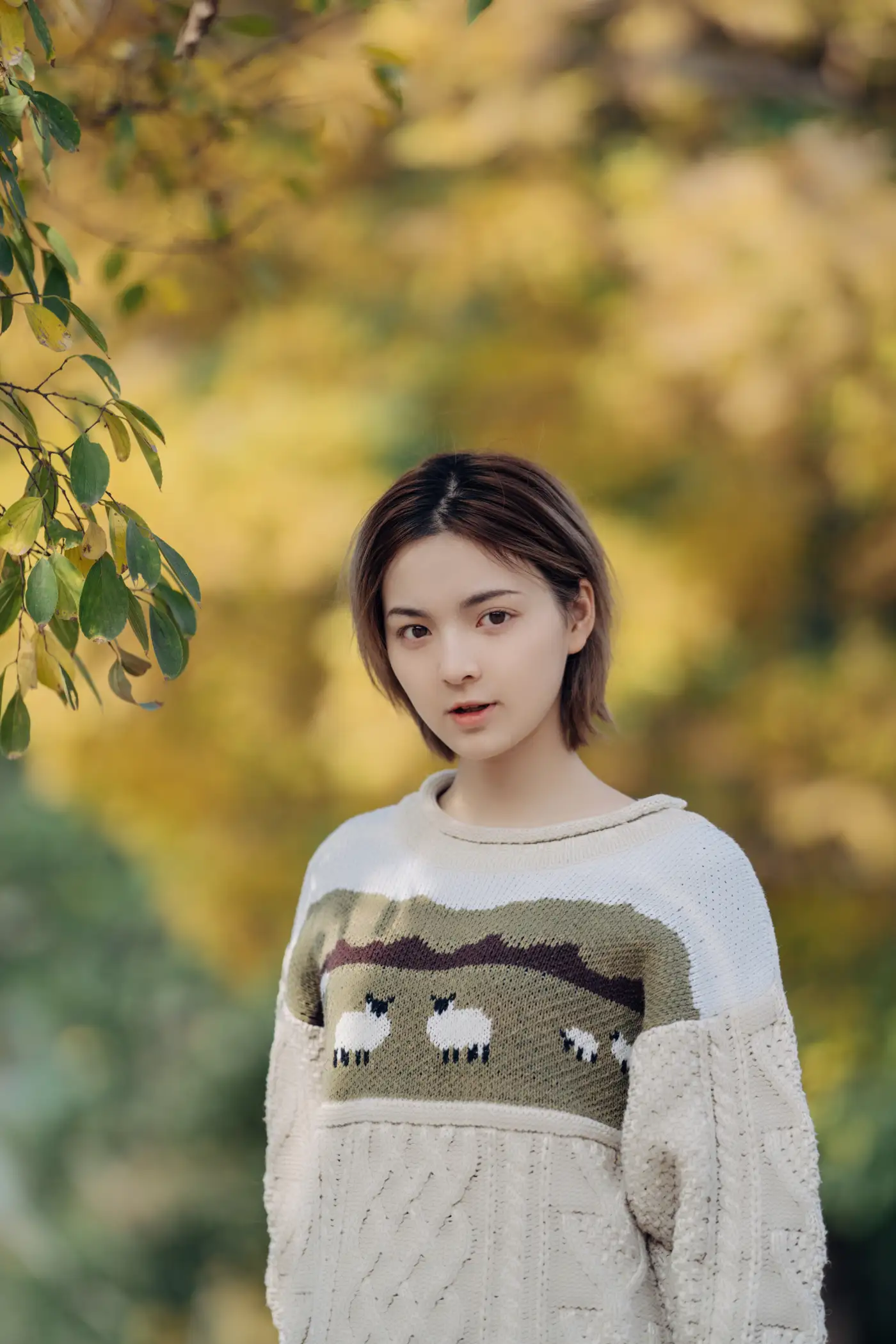 [YITUYU] 2022.01.25 Vol.706 – Warm Winter Ginkgo, an 18-year-old girl without makeup dudu#[35P]-9