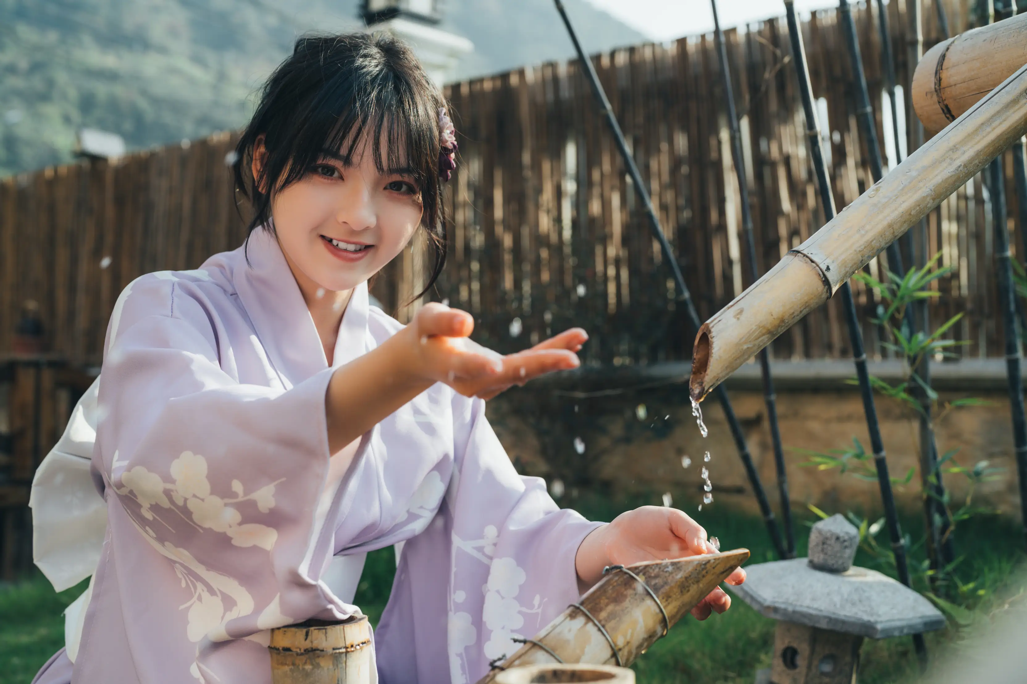 [YITUYU] 2022.02.09 Vol.772 – Japanese style story, photo of a girl in a Japanese garden dudu#[56P]-3